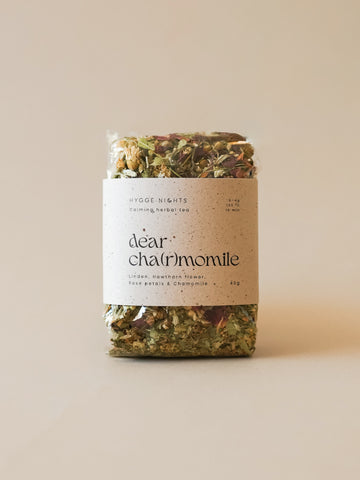 Dear cha(r)momile - calming herbal tea