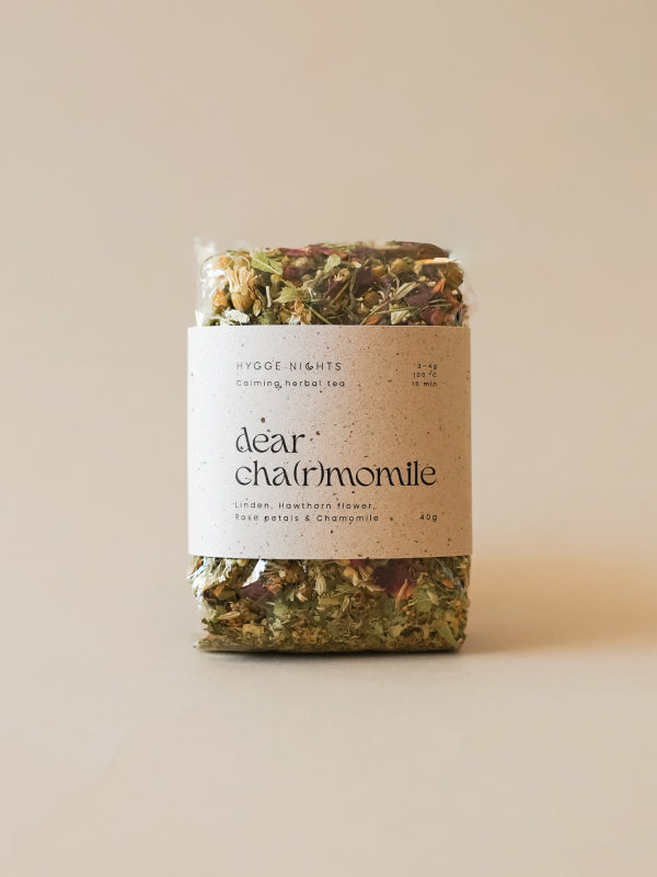Dear cha(r)momile - calming herbal tea